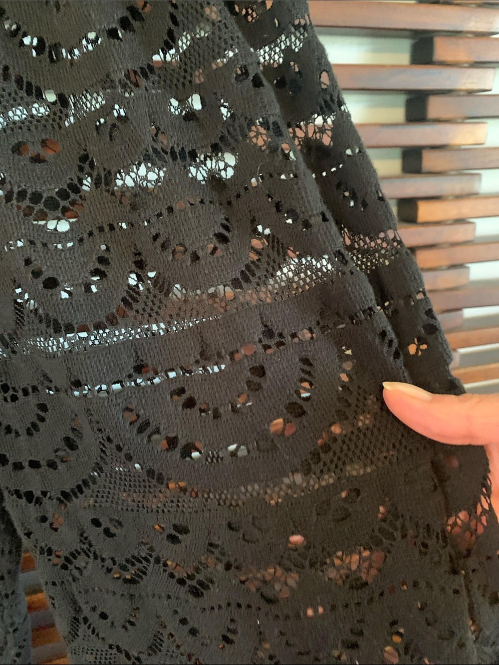 Miken Swim Crochet Wide Leg Coverup Pants - Picture 3 of 7